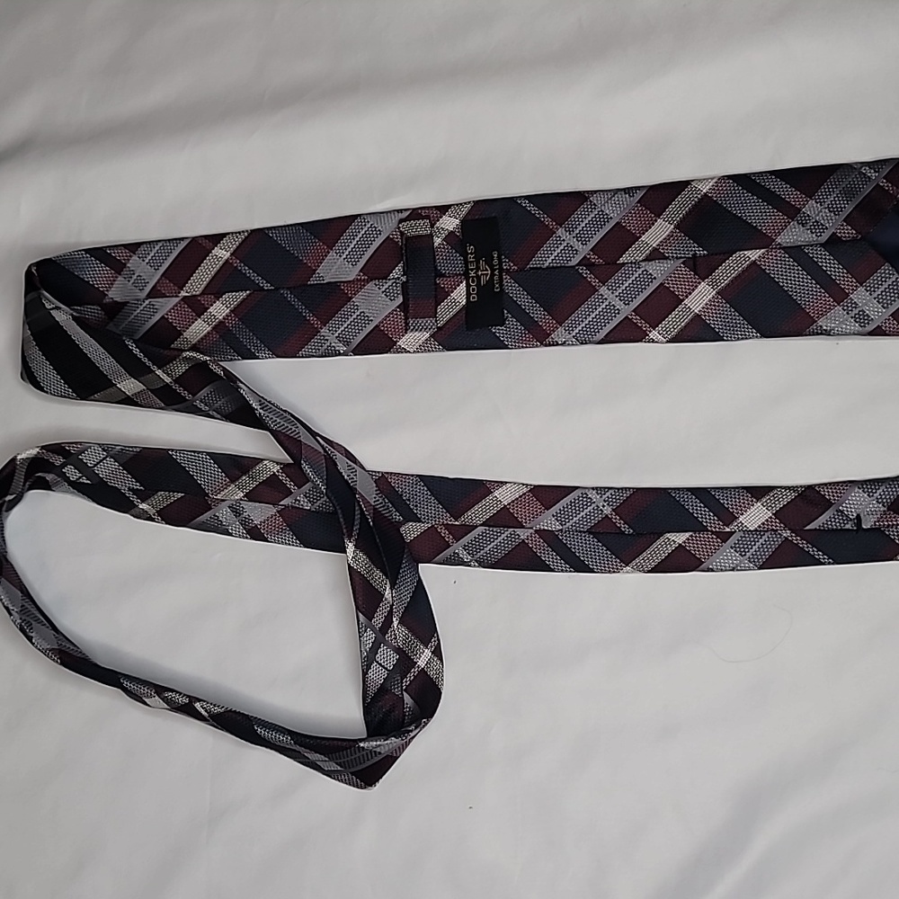 Blue and Red Tie